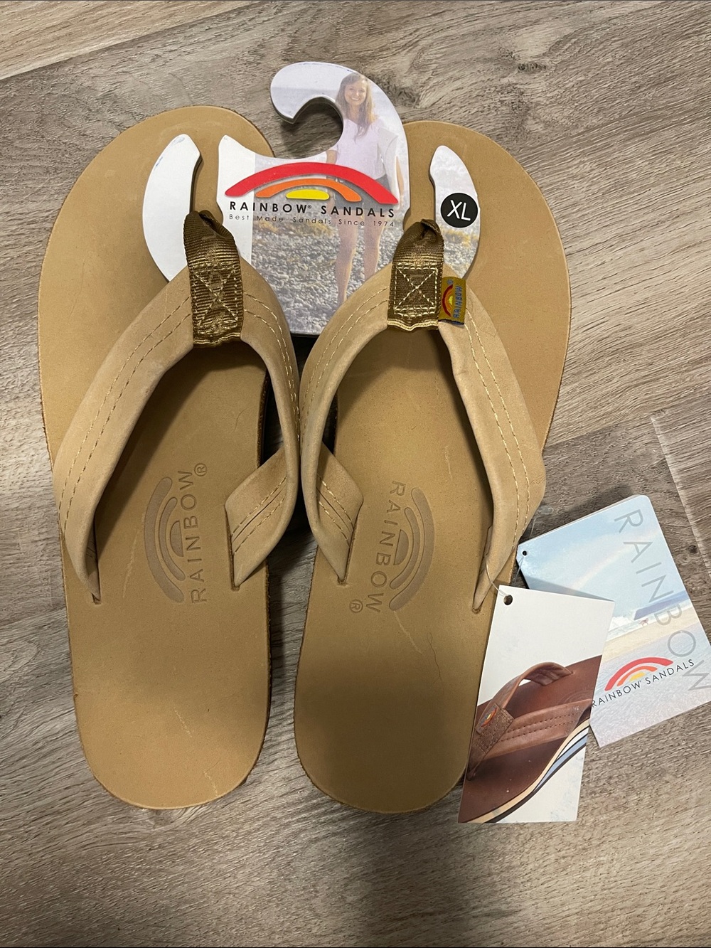 Rainbow Women’s Sierra Brown Leather Sandals NEW WITH TAGS